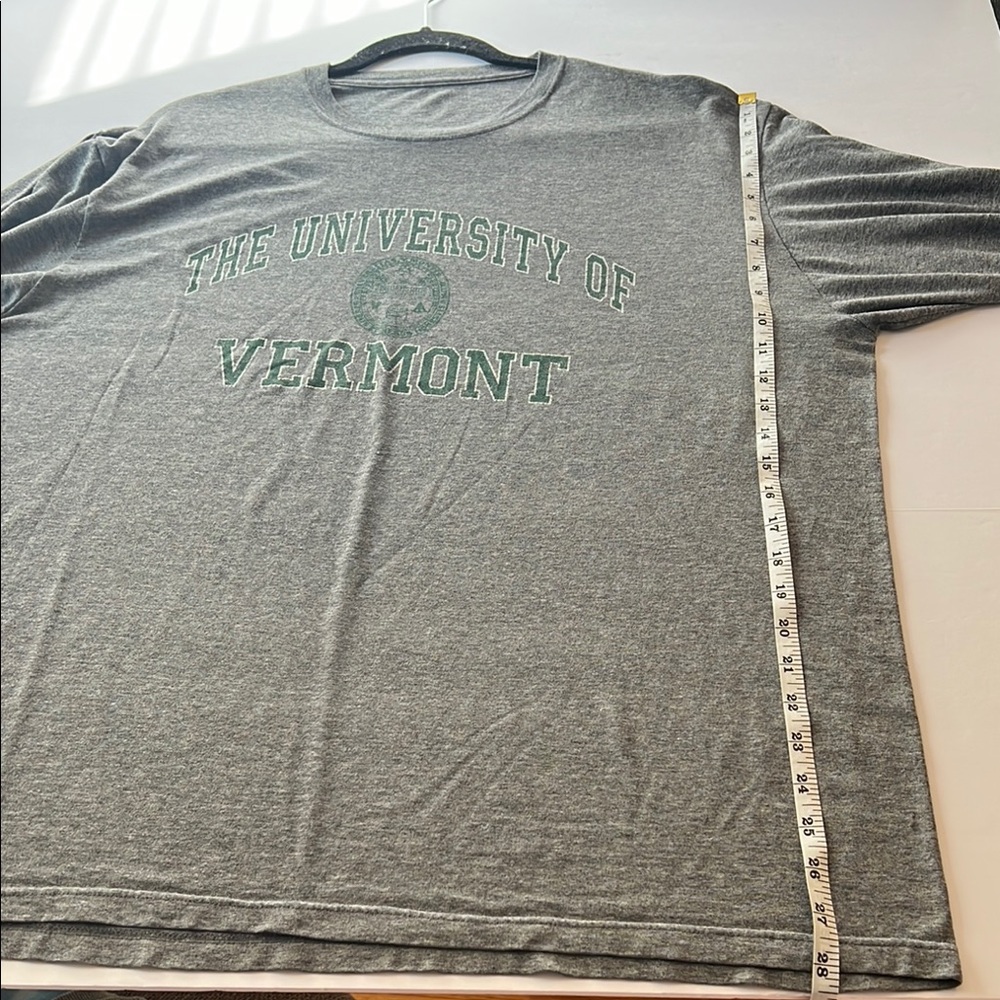 University of Vermont Gray Long Sleeve Tee Size XL EUC Collegiate Y2K Casual - Picture 5 of 5